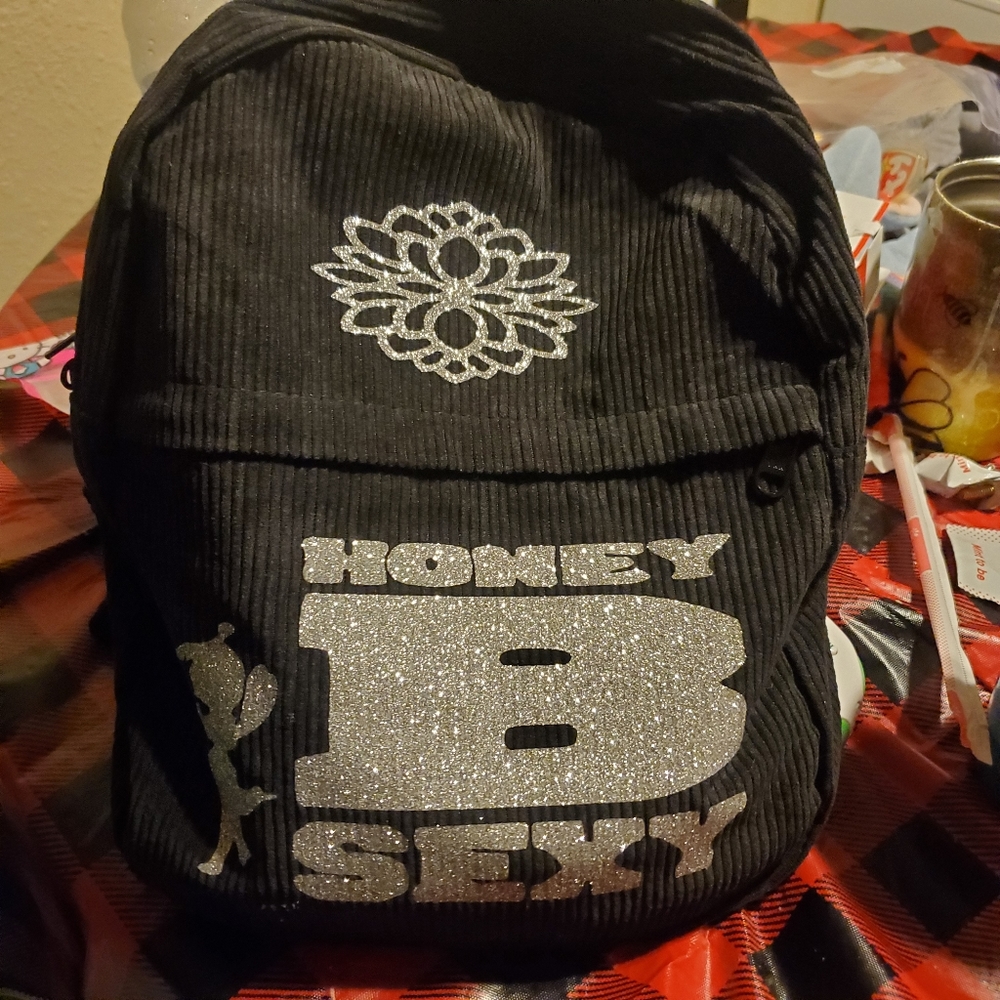 Honey Bee Sexy Corduroy Mini Backpack